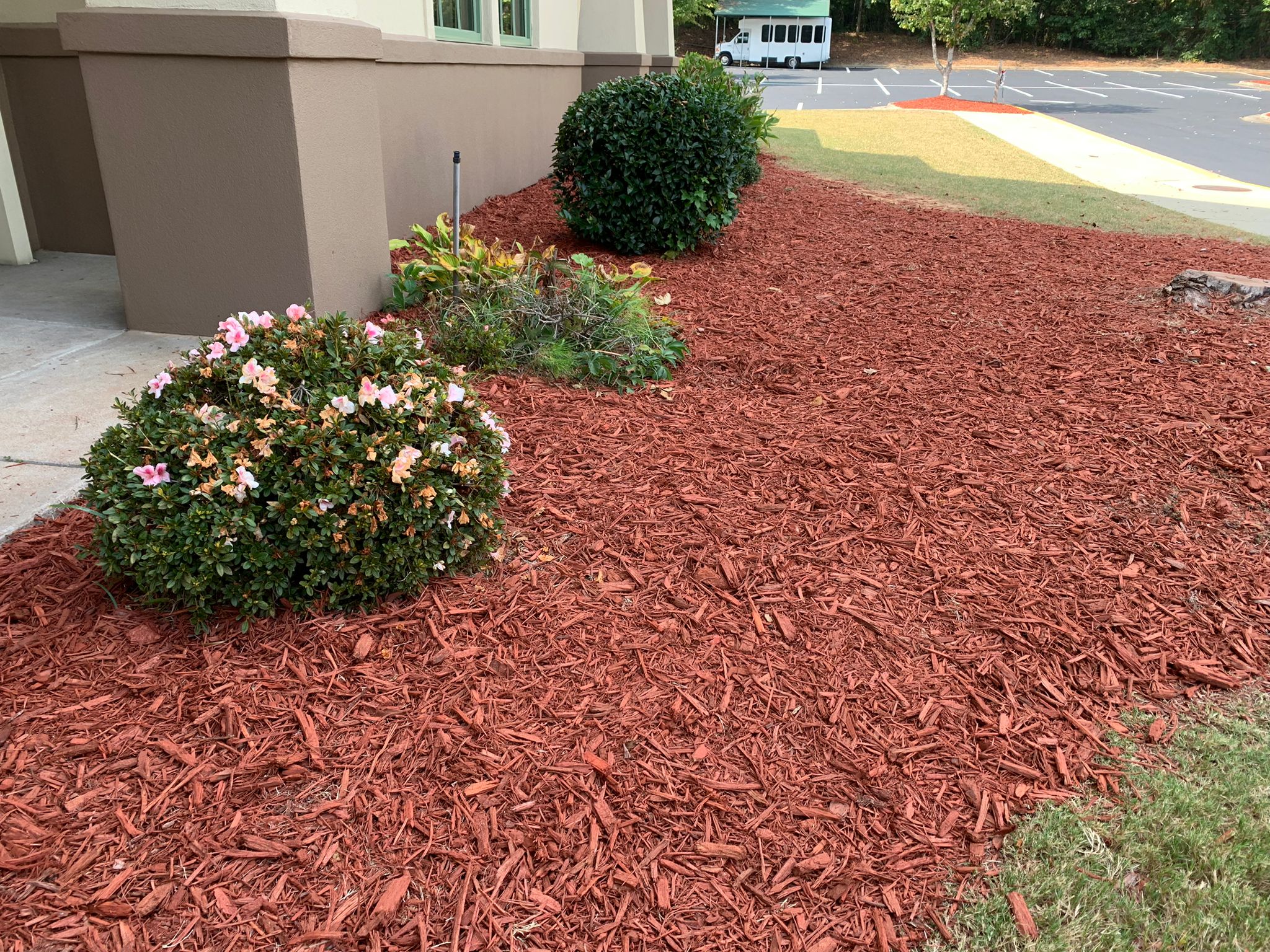 Mulch installation